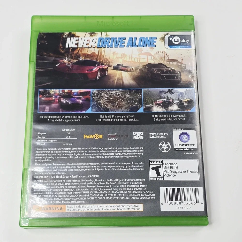 The Crew (Microsoft‎ Xbox 360, 2014)